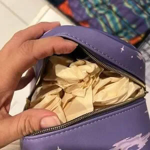 Loungefly | Bags | Loungefly Purple Mini Backpack With  display picture 2